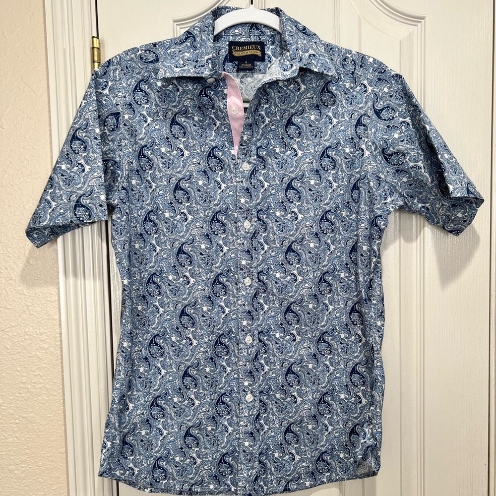 Cremieux Premium Denim printed shirt